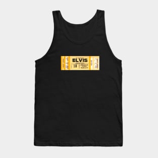 Elvis Concert 1977 Art Tank Top